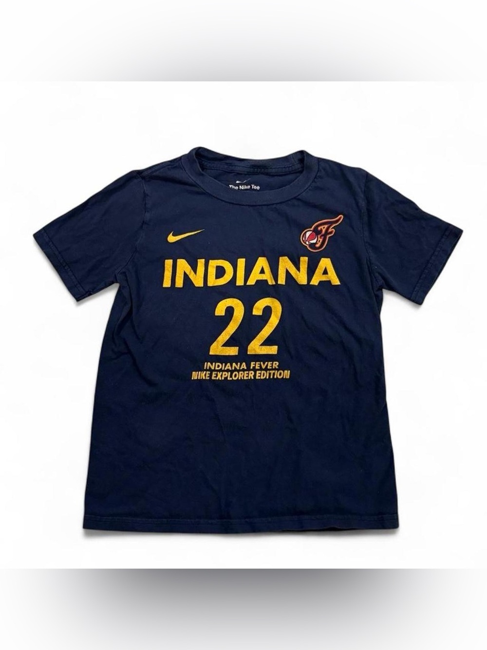Kids youth Nike Cailin Clark Indiana Basketball navy blue tee shirt